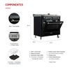 Cocina a Gas Thomas Venezia 5 Quemadores