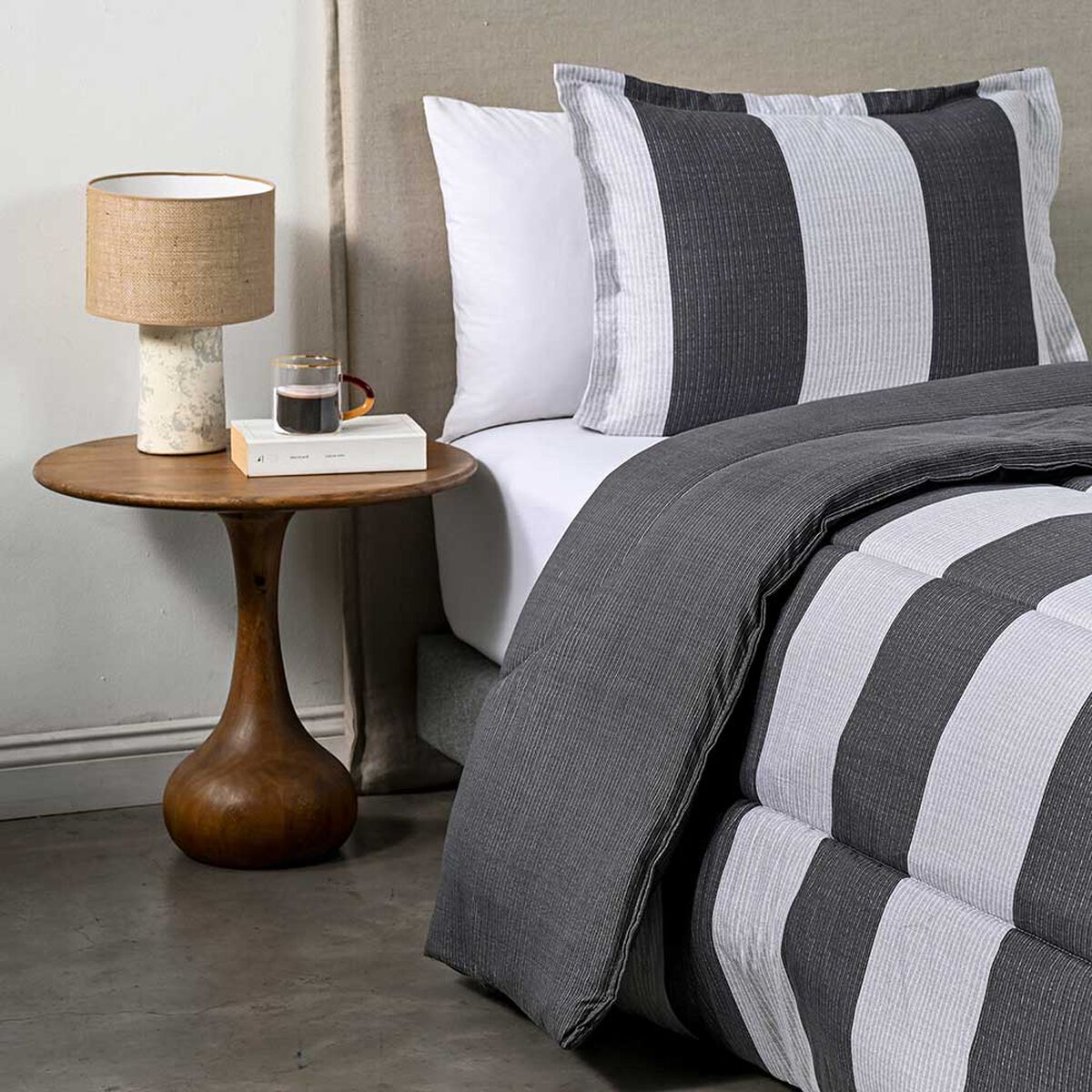 Cubrecama Cannon 1.5 Plazas Noir