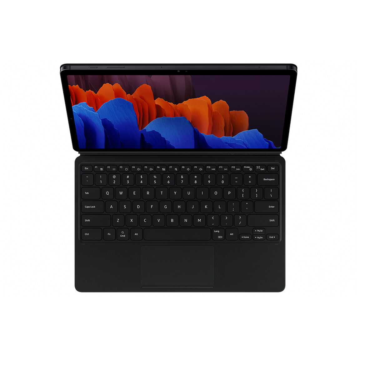 Tablet Samsung SM-T970 S7+ Octa Core 8GB 256GB 12.4" Mystic Black + Keyboard + Cover