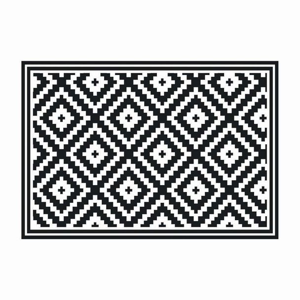 Alfombra Davanti Rombos Black 70 x140 Rombos Black