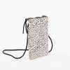 Cartera Porta Celular Animal Print Beige Eco Cuero Mujer Icono