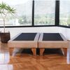Base Europea Dividida Latam Home 2 Plazas Zen Cuero Beige