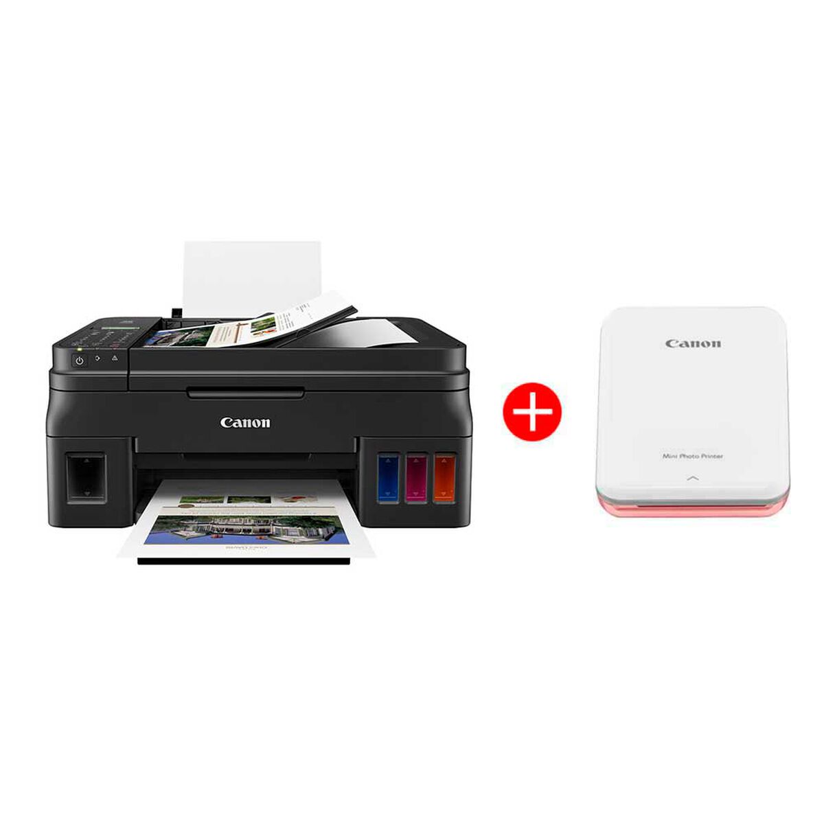 Multifuncional Canon Tinta Continua G4110 Wifi + Mini Printer Ivy
