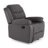 Juego de Living Reclinable Daniels Sof&aacute; 3 Cuerpos + 2 Bergers Norman Gris