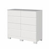 Cómoda Vekkahome Lara 8 Cajones Blanco