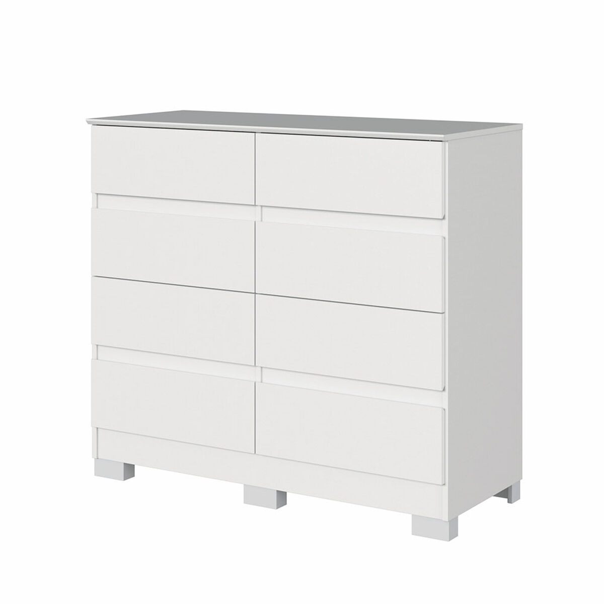 Cómoda Vekkahome Lara 8 Cajones Blanco
