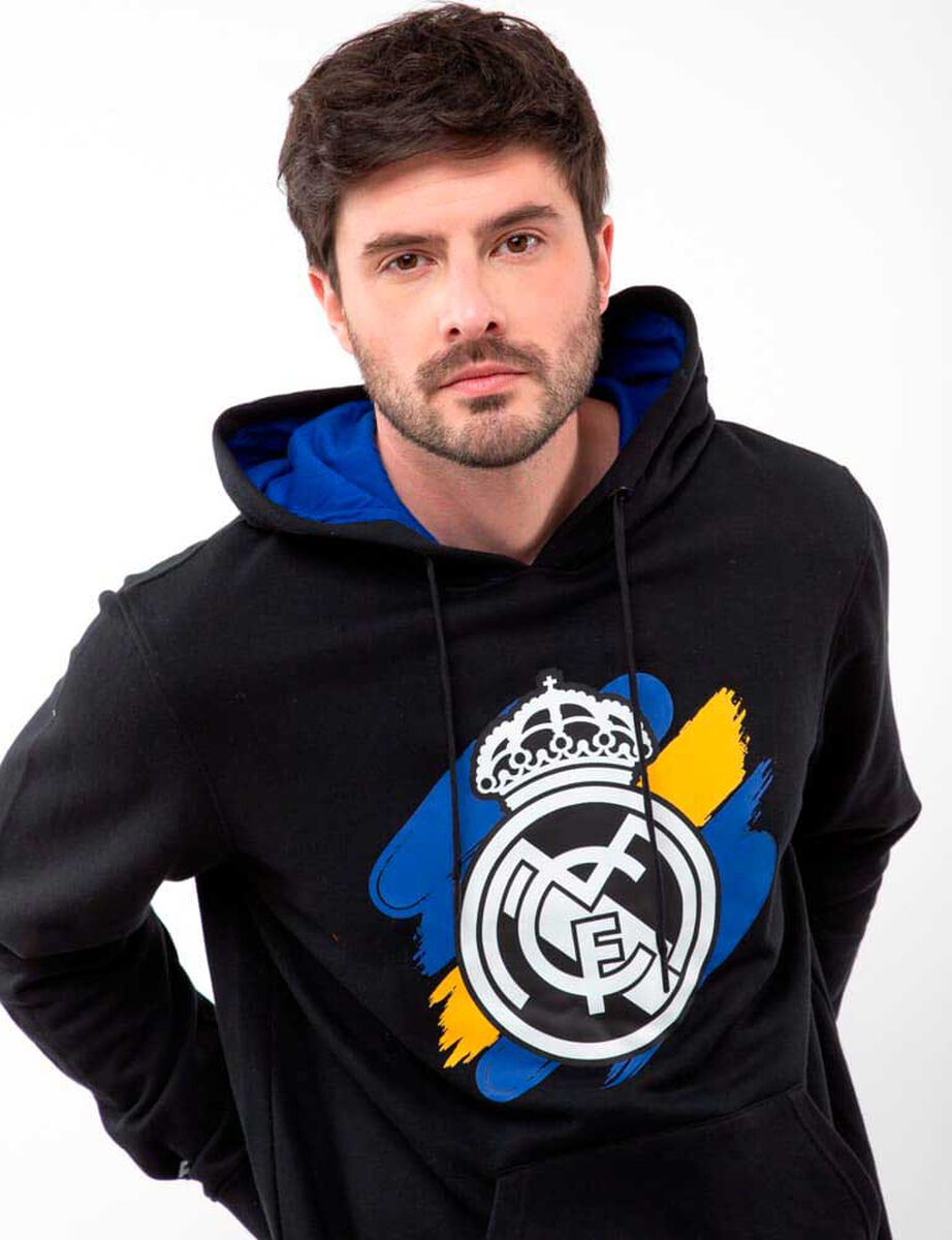Polerón Con Gorro de Algodón Hombre Rmadrid
