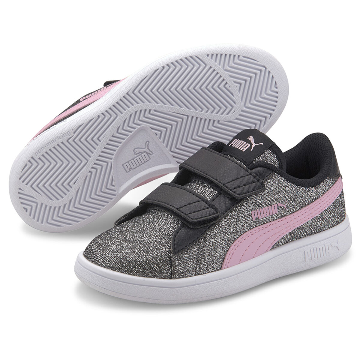 Zapatilla Niño Puma Smash v2 Glitz Glam V PS
