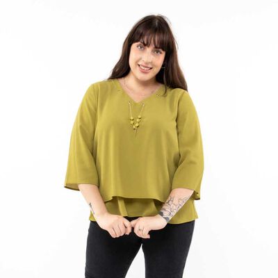 Blusa Manga 3/4 Mujer Extralindas