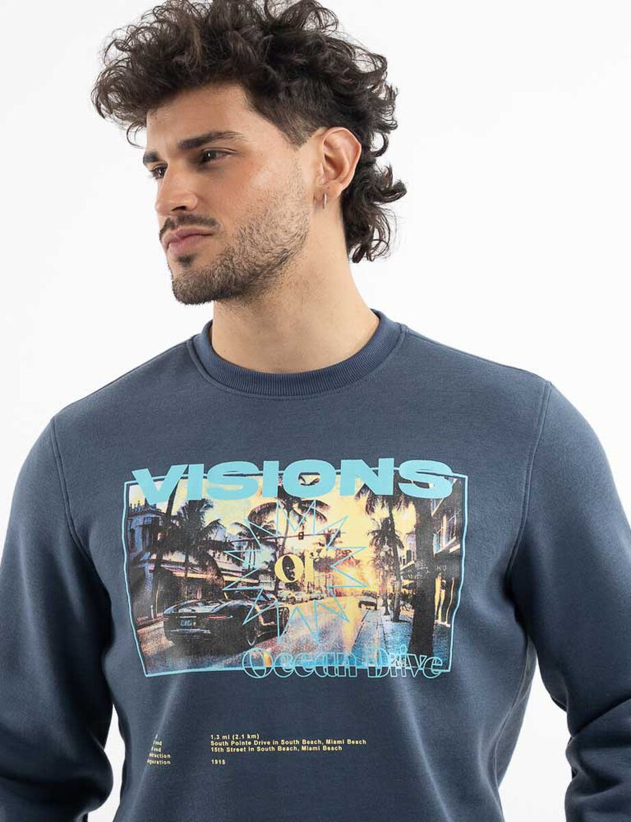 Poler&oacute;n Con Estampado Hombre Cutback