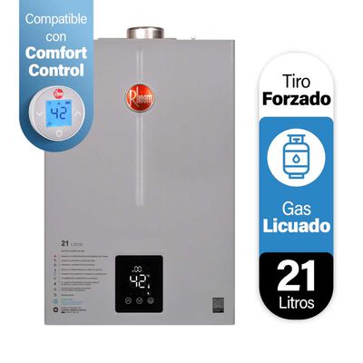 Imagen 1 del producto Calefont 21 litros Gas licuado Tiro forzado Rheem