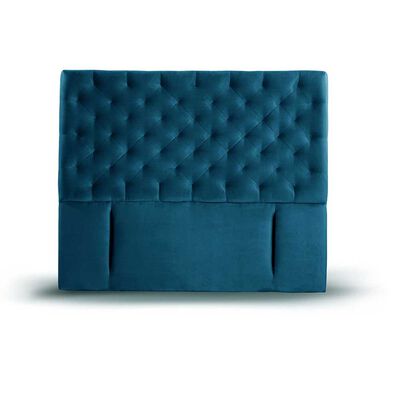 Imagen 1 del producto Respaldo Latam Home King Brescia Tela Velvet Azul
