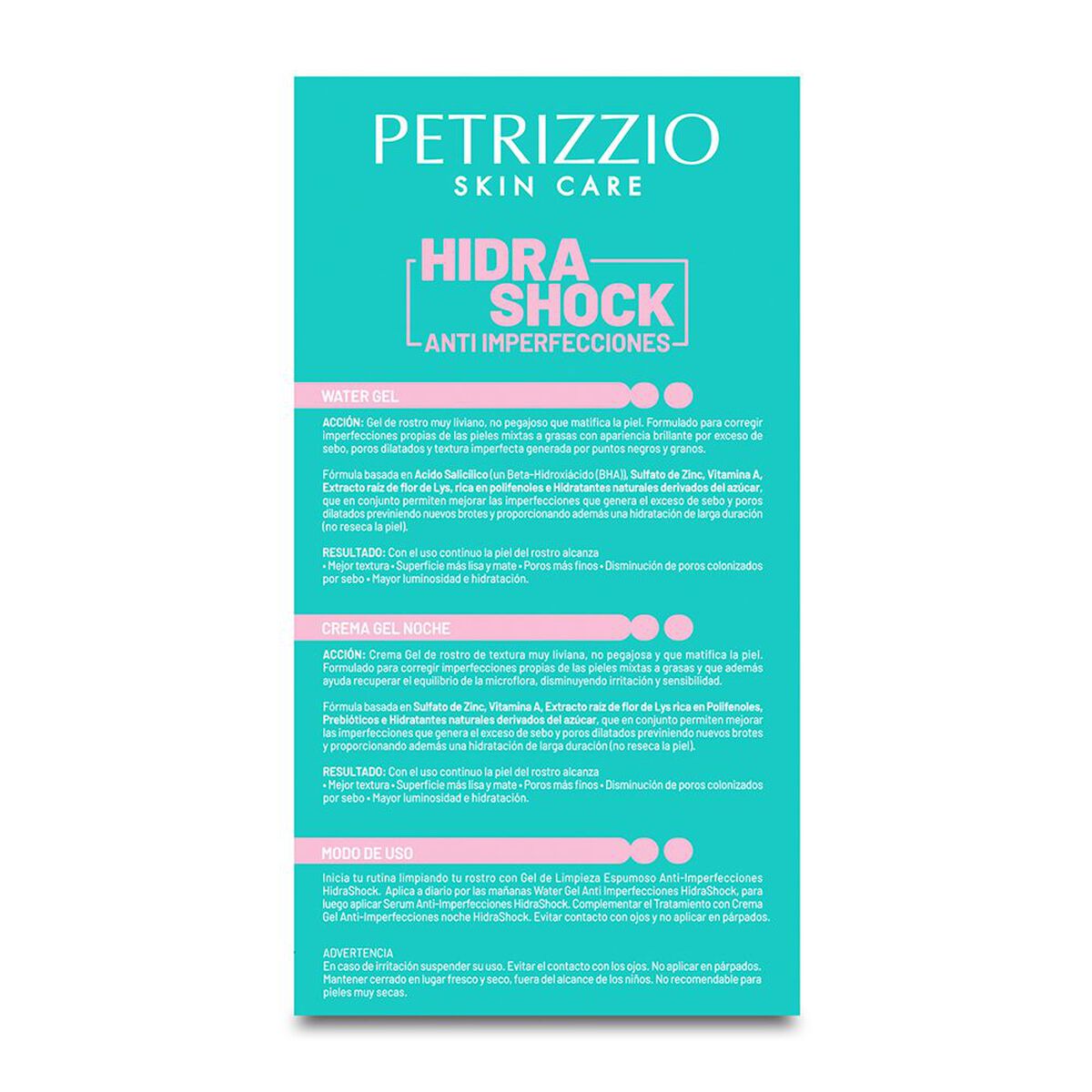 Set Crema Gel Hidrashock Anti Imperfecciones Día + Noche