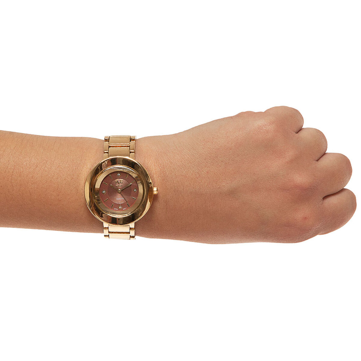 Reloj Pulsera Versace 19v69-062-3 Dorada Mujer Análogo