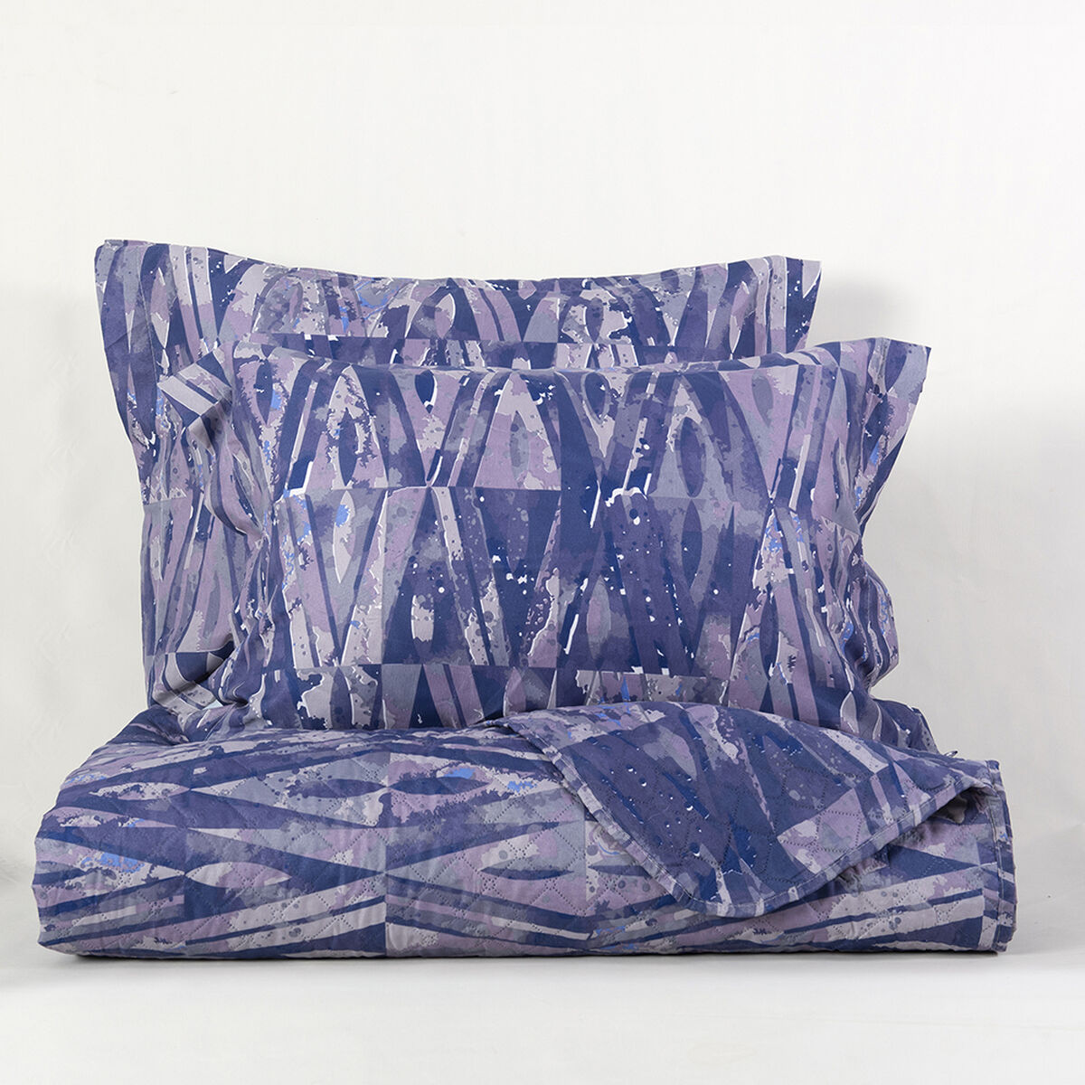 Cubrecama Mashini King Estampado Prisma