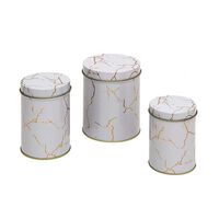 Lata Decorativa Metal Vgo 14 x 11 cm Blanco