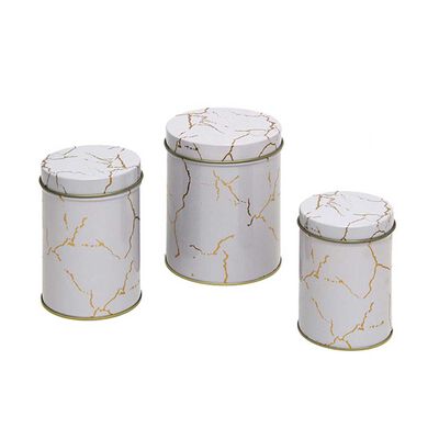 Imagen 1 del producto Lata Decorativa Metal Vgo 14 x 11 cm Blanco