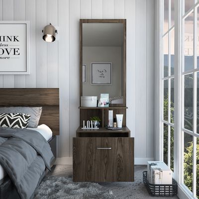 Imagen 2 del producto Velador TuHome Z-54 1 Cajón Coñac/Blanco