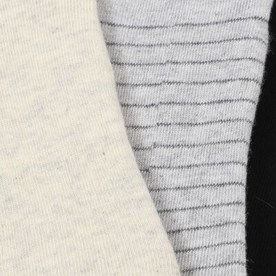 Imagen 2 del producto Pack 3 Unidades Calcetin Mujer Invisible de Algodón Icono Surtido