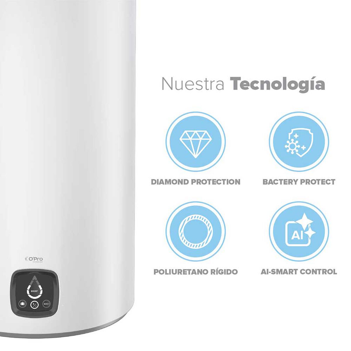 Termo Electrico Atlantic Genius 100 100 lts.