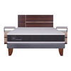 Cama Europea CIC 2 Plazas Ortopedic + Respaldo + 2 Veladores