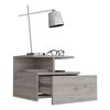 Velador Rectangular TuHome Dreams 1 Cajón Ceniza
