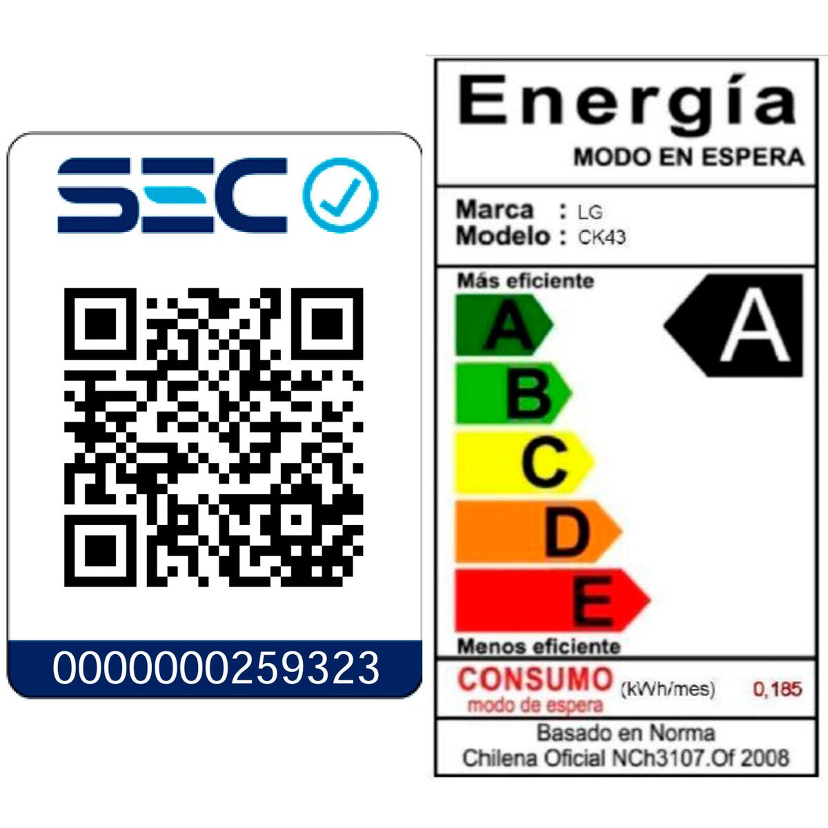 Minicomponente LG CK43