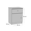Cama Europea Celta 2 Plazas Atlantis Black + Respaldo + 2 Veladores Cordoba