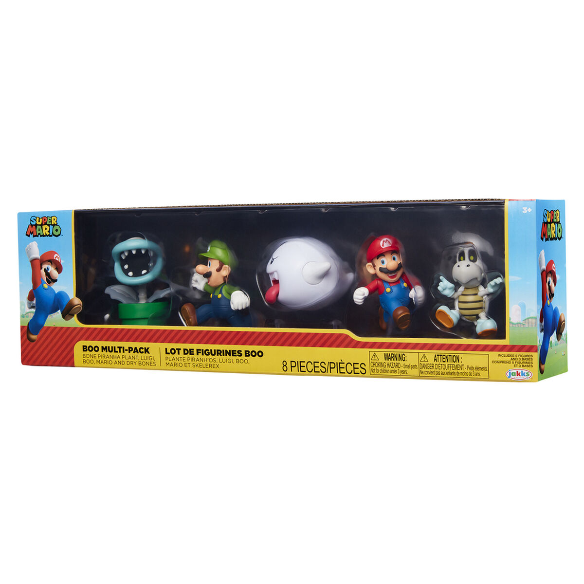 Set de 8 Figuras Mario Bross Masion de Boo Nintendo