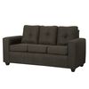 Juego de Living Black Factory Ranger Sofá 3 Cuerpos + Dos Sillones 1 Cuerpo Café