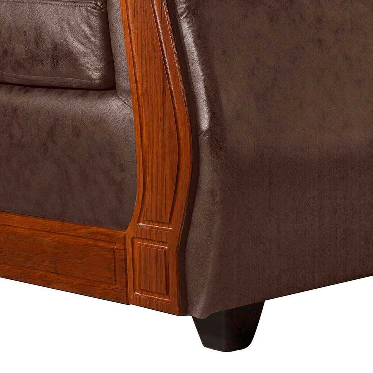 Sof&aacute; Black Factory Toronto 3 Cuerpos Chocolate