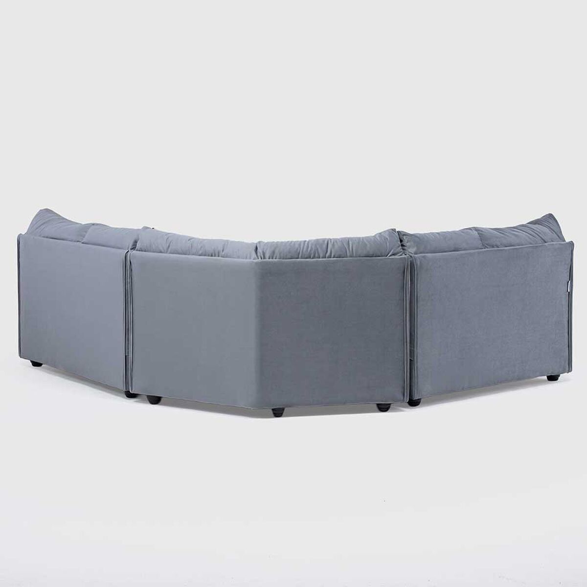 Seccional Esquinero Muebles MPR Arrayán 5 Cuerpos Gris