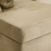 Sofá Seccional Izquierdo Innovamuebles Mini Senna Felpa 3 Cuerpos Beige