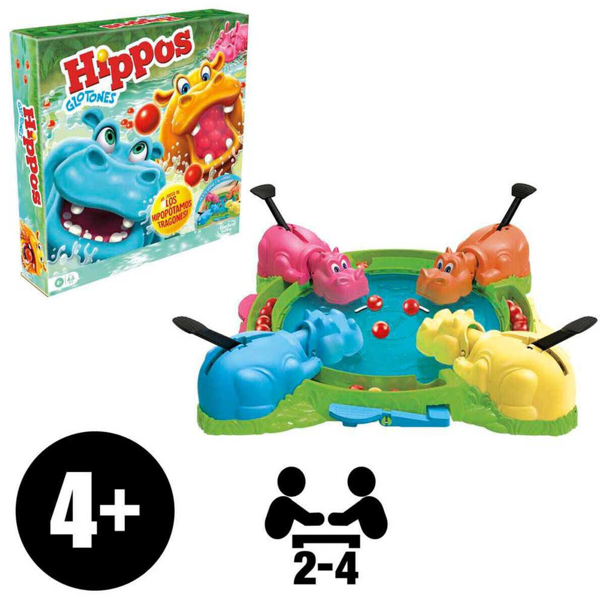 Juego de Mesa Hippos Glotones Hasbro Gaming