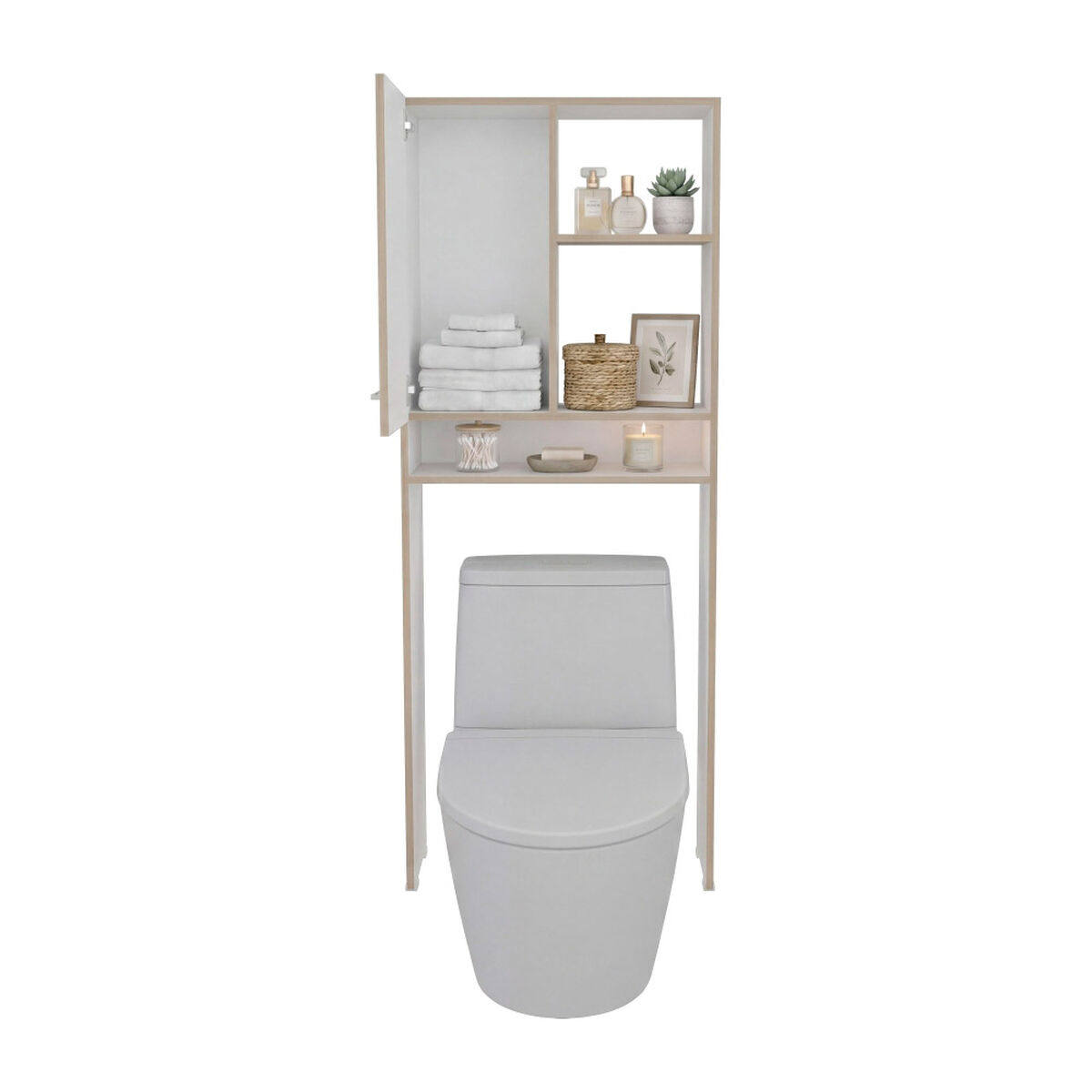 Estante de Ba&ntilde;o Tuhome Bath-26 1 Puerta Cartagena Blanco