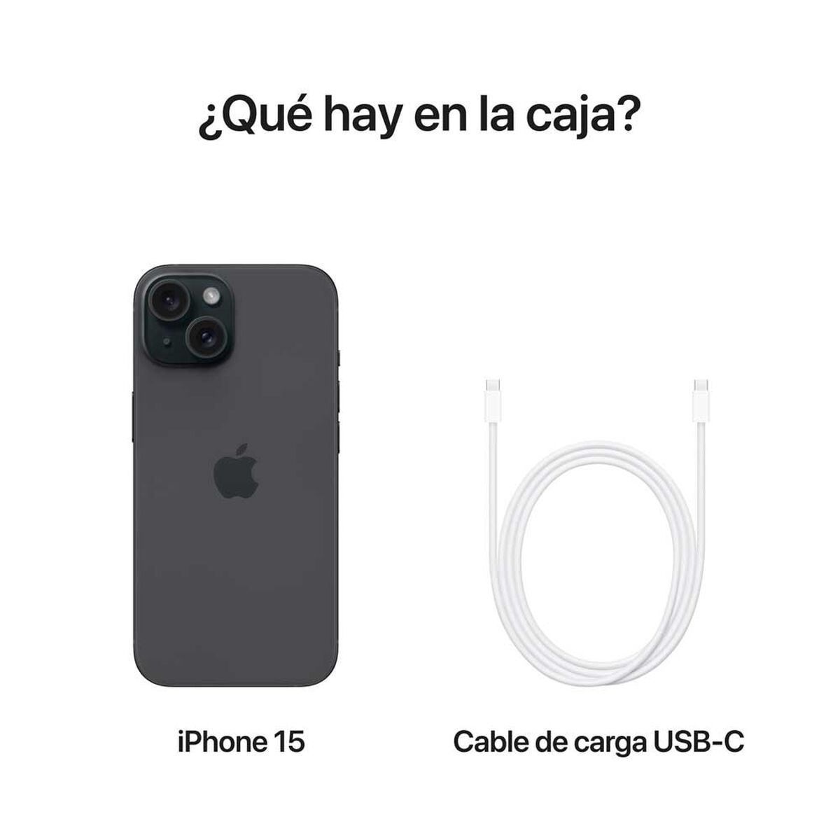 Celular Apple iPhone 15 128GB 6,1" Negro Liberado