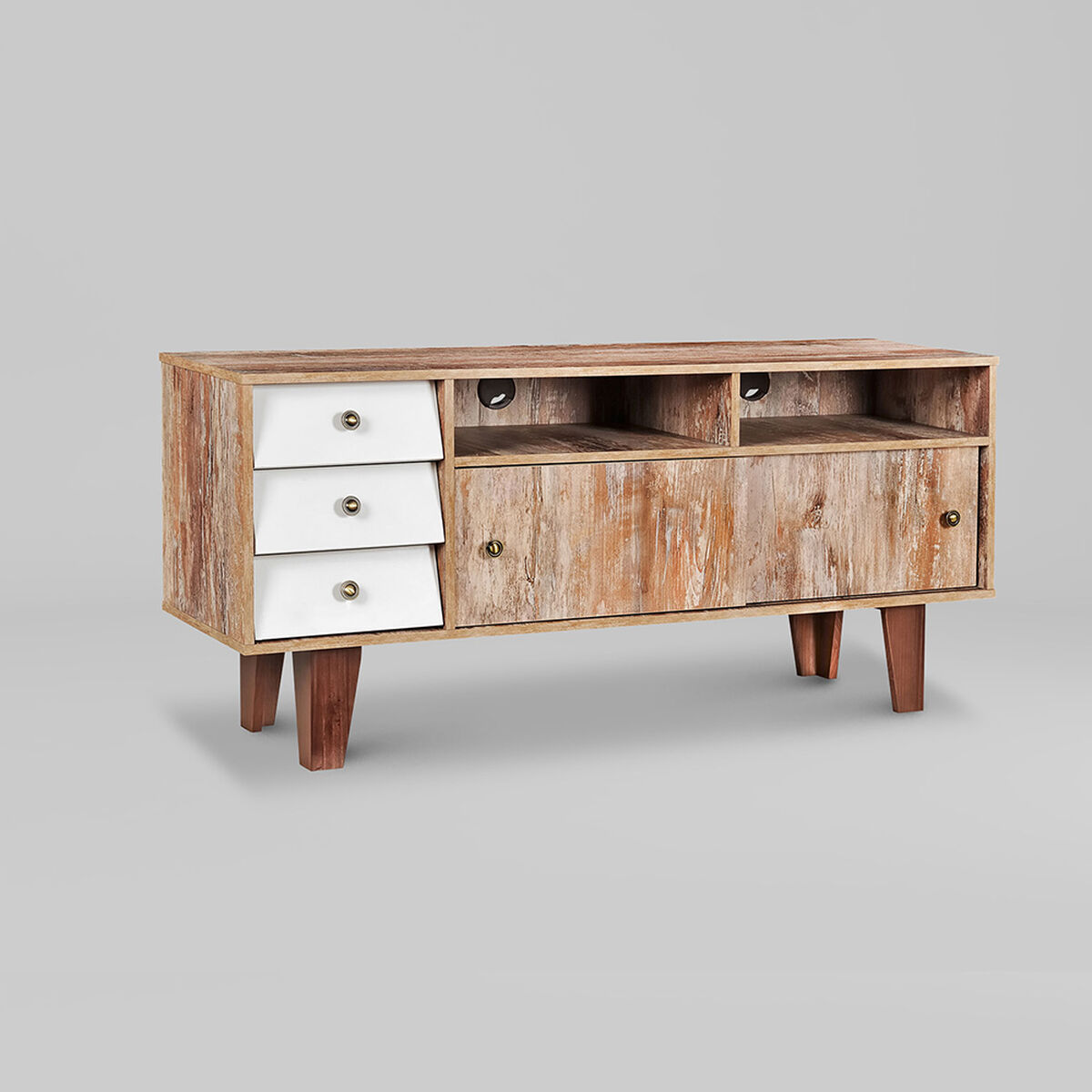 Rack CIC Alto Vintage 2 puertas 3 Cajones