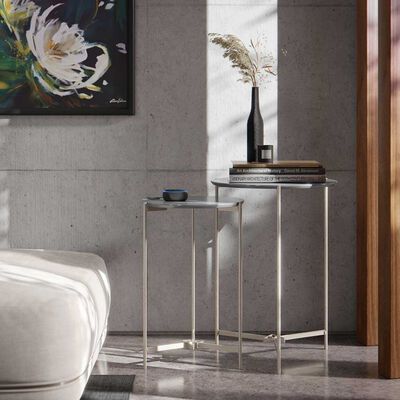 Imagen 2 del producto Set 2 Mesas Lateral Onessta Prisma Gris