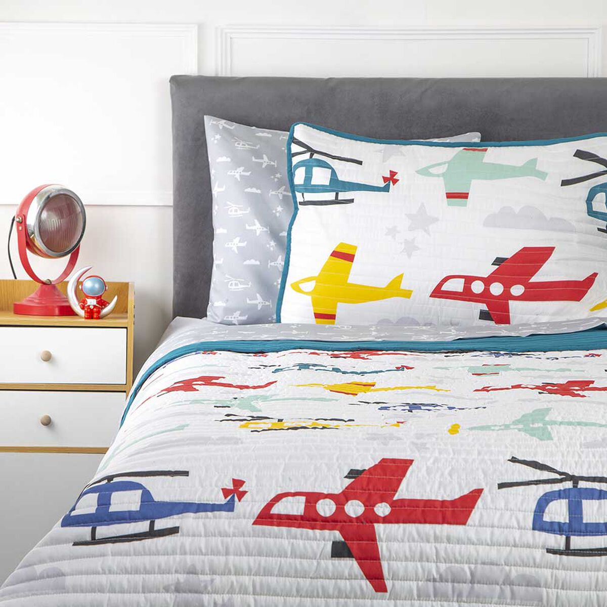 Set Quilt Infantil + Juego de Sábanas Casanova Kids 1,5 Plazas Fly