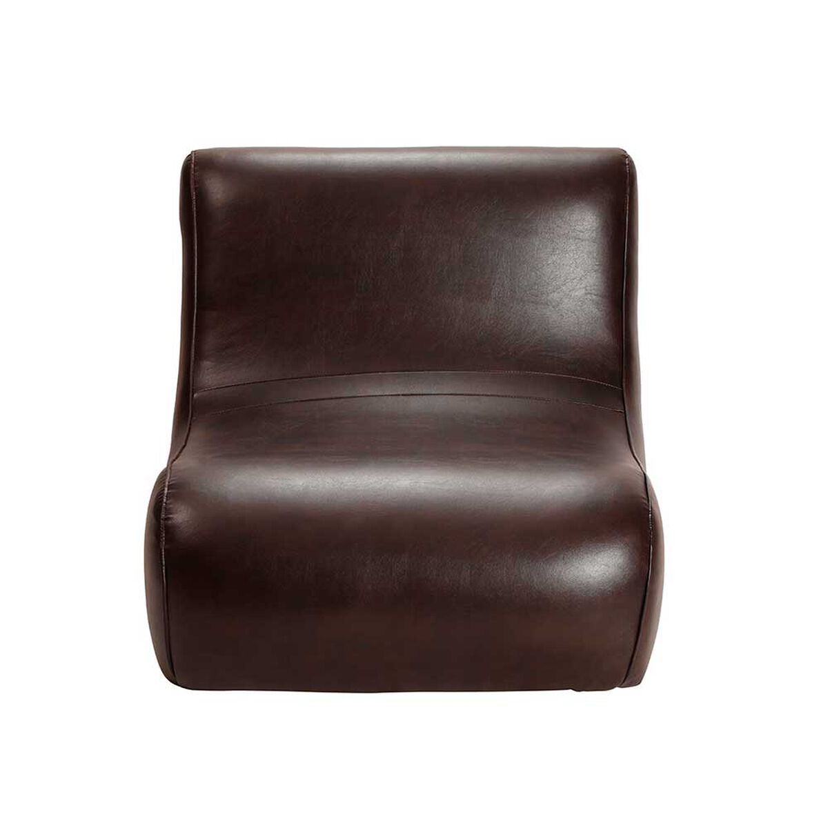 Sillón Bodevir Komodo PU 1 Cuerpo Chocolate 