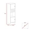 Bar TuHome Bi Color Ceniza Wengue 2 Puertas