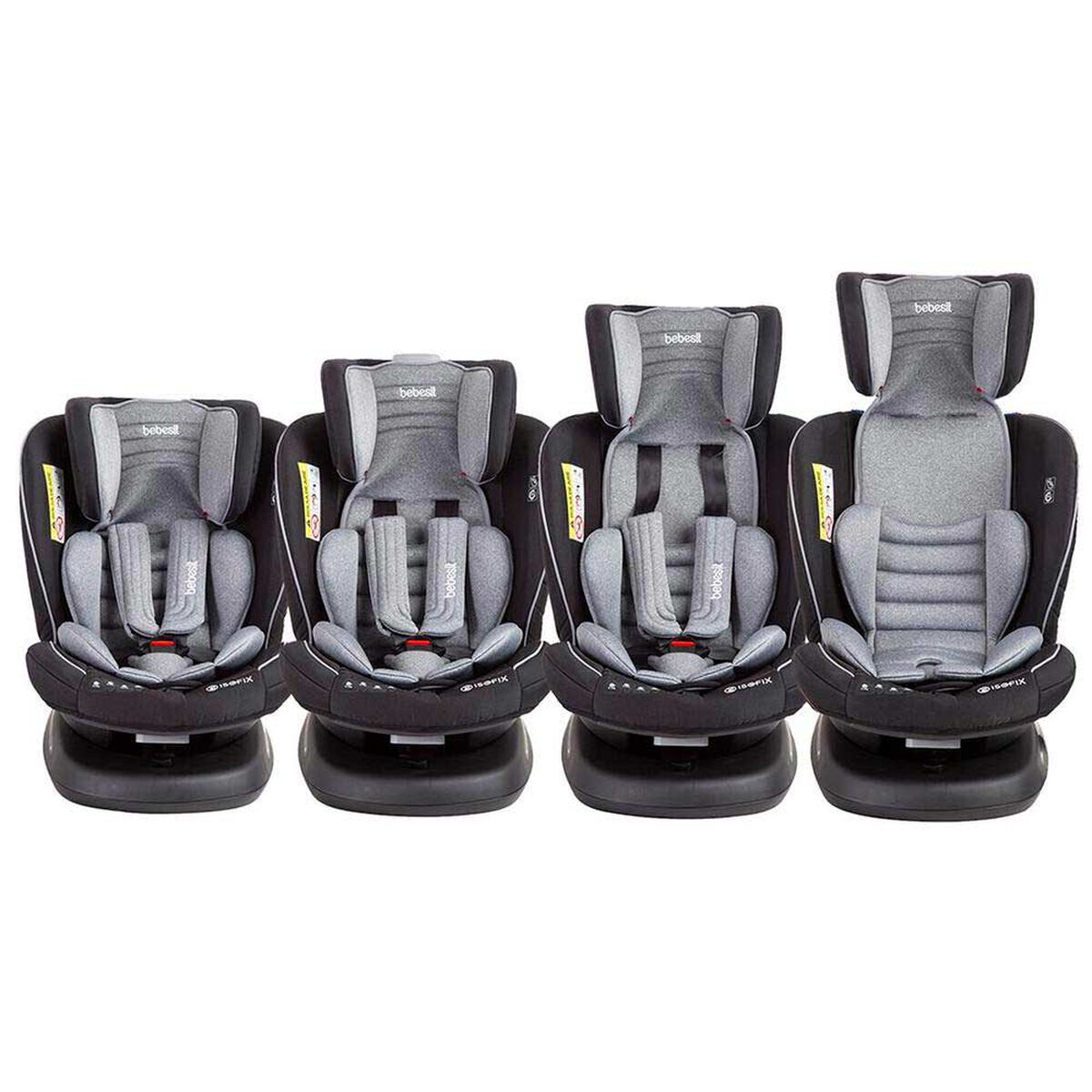 Silla de Auto Convertible Supra 360 S64 Gris