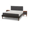 Cama Europea CIC King Smart + Respaldo Eufrates + 2 Veladores