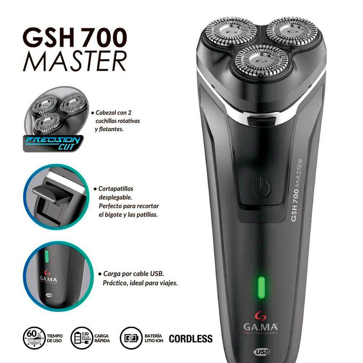Afeitadora Gama GSH700 Master