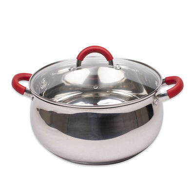 Imagen 1 del producto Cacerola Acero Inoxidable Doral Nizza Curve 26 x 13 cm