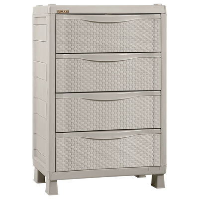 Cómoda Plástico Rimax Rx10371 4 Cajones