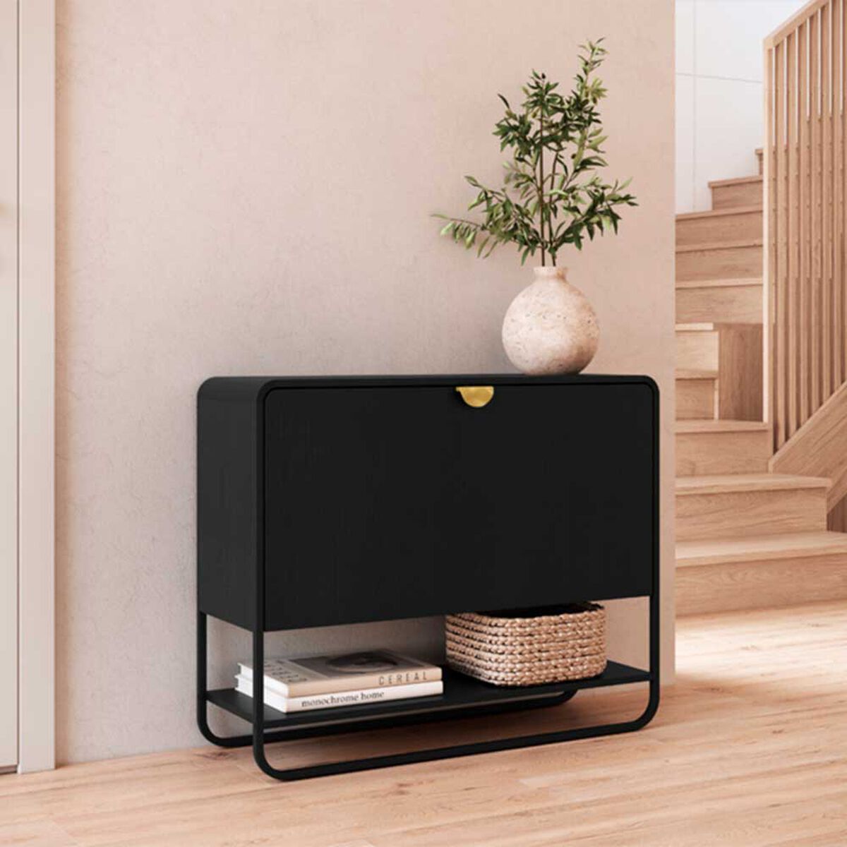 Zapatera Decocasa Luna Negro