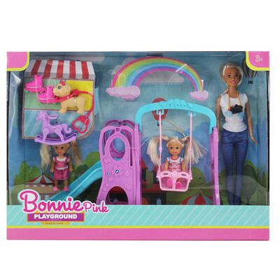 Imagen 2 del producto Muñeca de Moda de 11,5 Pulgadas con Tobogán Bonnie Pink