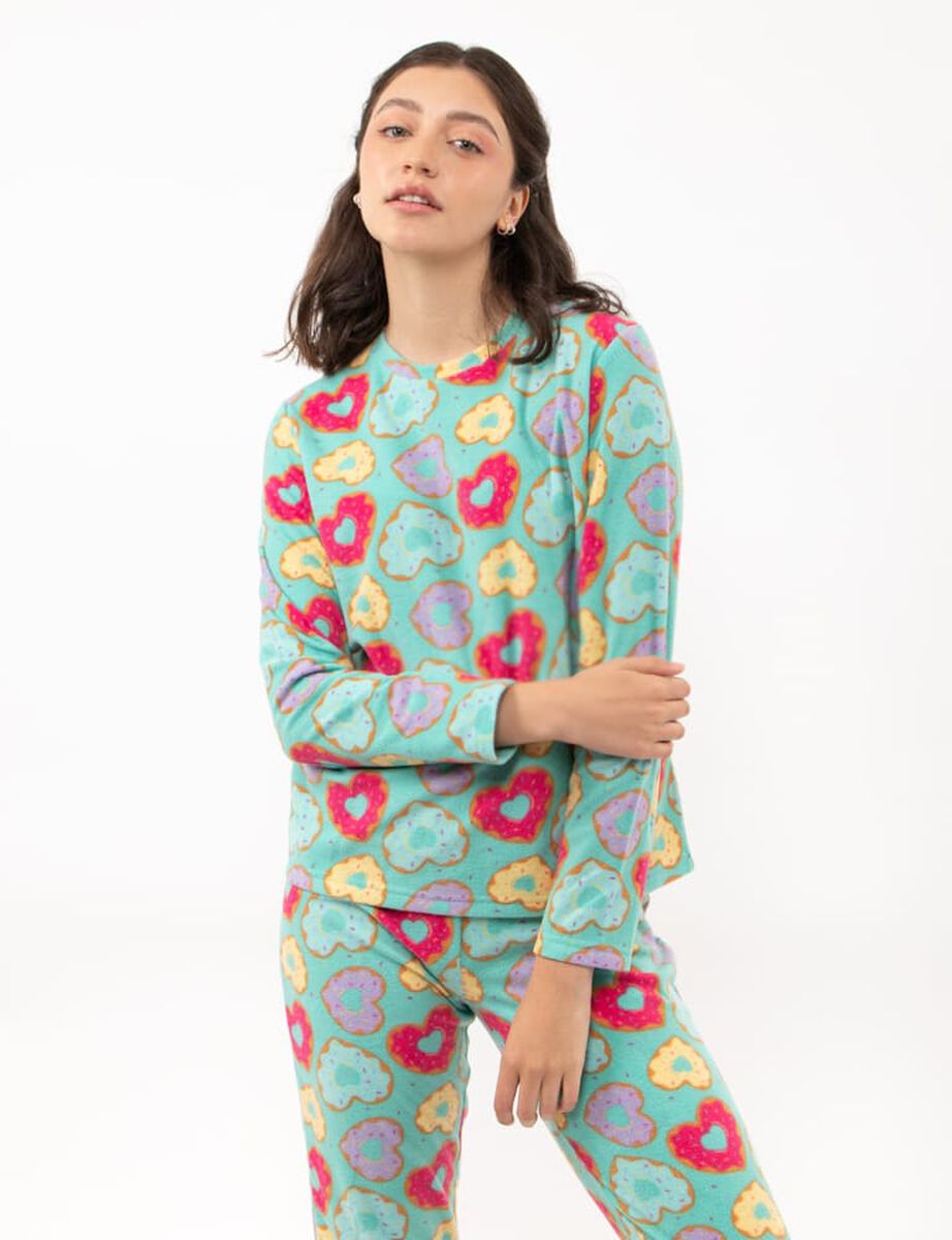 Pijama Manga Larga Mujer Icono