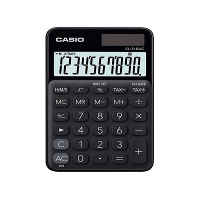 Calculadora de Escritorio Casio SL-310UC-BK Color Negro